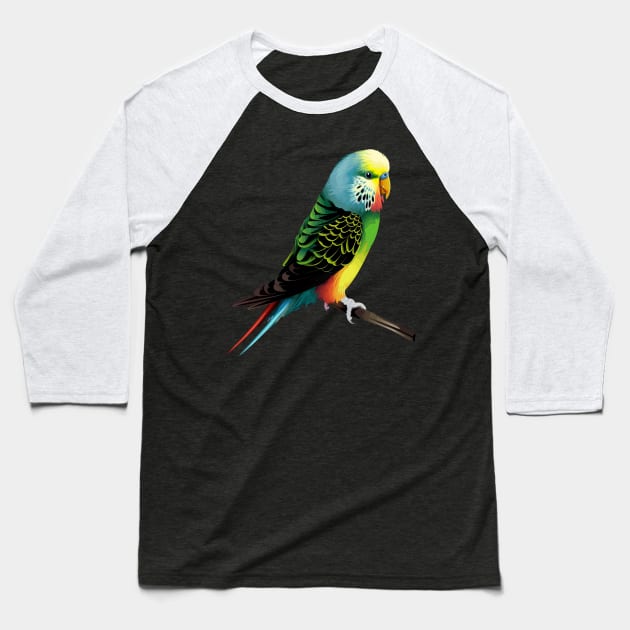 Parakeet Baseball T-Shirt by JH Mart